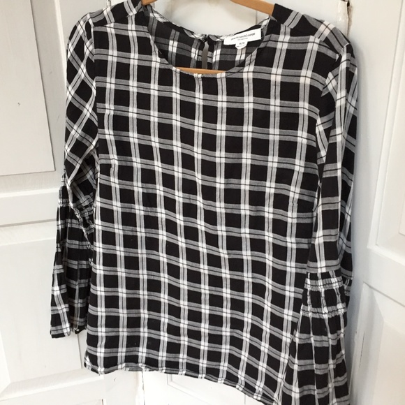 Beach Lunch Lounge Black & White Plaid Tunic - Picture 9 of 16